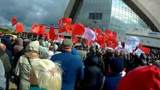Митинг в Омске 2 сентября 2018 (Против повышения пенсионного возраста) Часть 1