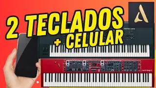 Como usar 2 teclados controlador sem placa de áudio no celular
