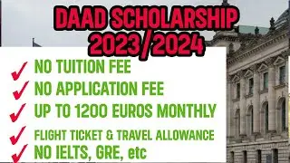 100% FULLY FUNDED DAAD EPOS SCHOLARSHIP IN GERMANY 2023-2024