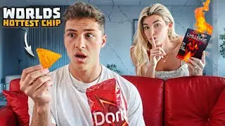 I Secretly Made Him Eat THE WORLDS HOTTEST CHIP!!