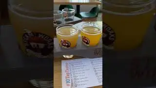 Got a 10 TASTER FLIGHT at Steamworks!! 