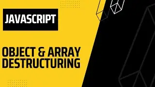 JavaScript destructuring of object and arrays