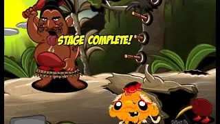 Monkey GO Happy Stage 381 - NZ Maori / Счастливая обезьянка: Уровень 381 - прохождение игры
