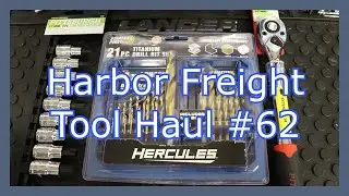 Harbor Freight Tool Haul #62: Drill Bits, Star Bits, and Extendable Ratchets
