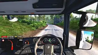 20000 HP Open Pipe engine mod in ETS 2 | 150+ MPH top speed | Gameplay Euro Truck Simulator 2