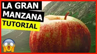 Como insertar una imagen detrás de otra en photoshop (integración)👉 La gran Manzana