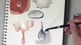 Watercolor: Water Drops