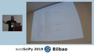EuroSciPy 2019 Bilbao - TelApy: compute free surface flows and sediments transport - Yoann Audouin