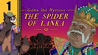 Let's Play The Case of the Golden Idol: The Spider of Lanka Part 1 - Card Game in the Yellow Lilly
