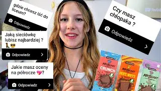 CZY MAM CHŁOPAKA?  Q&A NA SYLWESTRA plus TEST CZEKOLAD MrBEAST