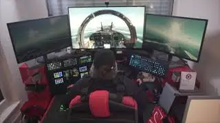 Flight simulation with GS-Cobra motion simulator