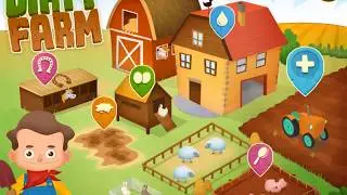 Dirty Farm - how to take a bath - bath time - Family friendly Game - learning Engelish