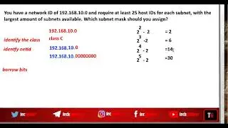 Practice Question Fixed Length Subnet Masking|Subnetting|IP Addressing