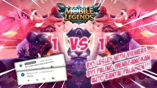 DITANTANG BY1 SAMA TOP 1 KAMPONG LESLEY!! 1 HIT LANGSUNG MATI!! AUTO BANTAI!! - MLBB Indonesia