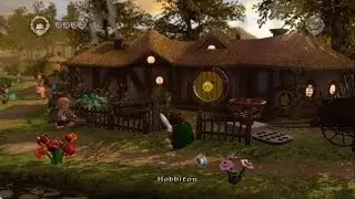 LEGO Lord of the Rings 100% Overworld Guide #6 - Hobbiton (All Collectibles)