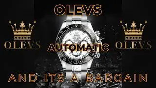OLEVS CHRONOGRAPH  AUTOMATIC FULL REVIEW.