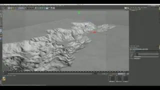 Cinema 4D Displacement Landscape Tutorial