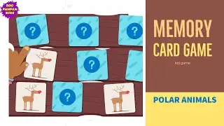 Polar animals memory kids game |Boopanpankids