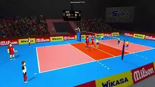 Spikari Volleyball !!! Japan vs Brazil - Full Match