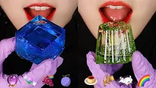 ICE ASMR ROASTED MARSHMALLOW MUKBANG ASMR EMOJI FOOD ASMR 🔮