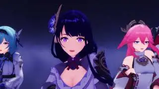 Dance Genshin Impact MMD - Abracadabra 