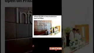 Infosys Rs9200cr Shares Buyback open on Friday | Buyback per share Rs1750🔥🔥 