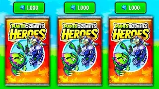 ¡ABRIENDO 55 SOBRES TRIASICOS! 🦖 ¿Valen la pena? 🤔 PvZ Heroes