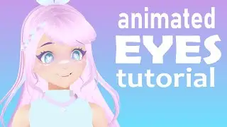 How to make ANIMATED EYES and textures for your vtuber model! vseeface sdk unity tutorial