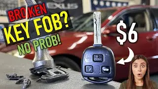 DIY Key FOB Fix: $6 Case Replacement for my older LEXUS!