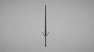 Witcher 3 Silver Sword Model