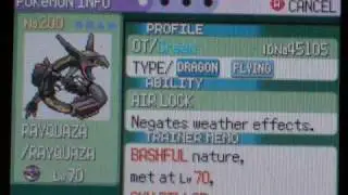 Pokemon Emerald's Broken RNG Shinys! Shiny Rayquaza, Shiny Lileep, and more!