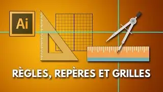 Règles, repères et grilles dans Illustrator [Adobe Illustrator tutoriel]