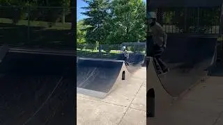 Lil fun transition line #skateboarding #skatepark #miniramp
