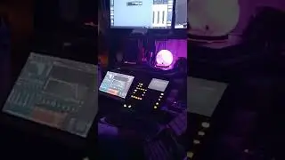Ruthless Meeze working on a mixdown project for DCP 