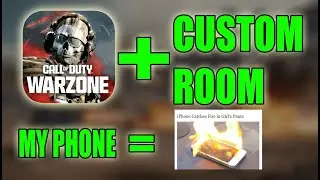 WARZONE MOBILE CUSTOM ROOM IN EUROPE LOBBY 60FPS GAMEPLAY