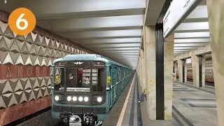 Калужско-Рижская линия ММ в Trainz 12 (путь до Новых Черёмушек и заезд в ТЧ-5 