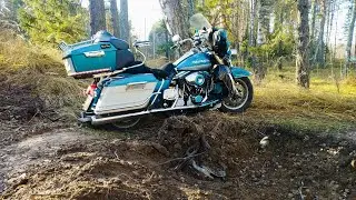 Застряли на Harley-Davidson Road-King
