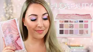 NEW HUDA BEAUTY ROSE QUARTZ PALETTE! *SWATCHES & REVIEW*