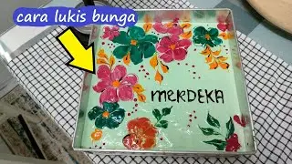 Cara Lukis Bunga Untuk Marble Cake Gojes Cantik