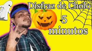 ¡¡Disfraz de cholo para Halloween en 5 minutos!! | Halloween improvisado