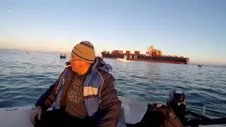 (183) İzmir - İnciraltı mevkisinden ilk defa balığa çıktım.