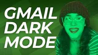 Change your Gmail background to dark mode