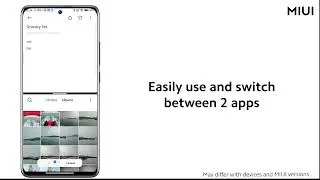 Try the split screen feature to make your multitasking become easier. Check how to use in #miui14. 😉
