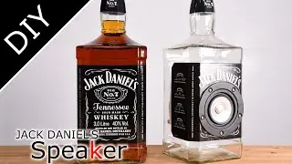 DIY:Glass Bottle Speaker - Jack Daniel's  whisky bottle