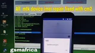 All MTK Devices imei repair without da boot file by infinity cm2 (MTK imei fix it)