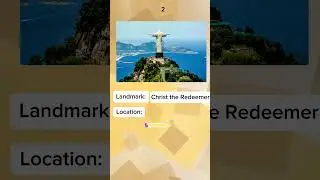 Guess the Landmark Challenge #landmarks #funquiz #generalknowledge