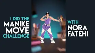 I did the #ManikeMove with @NoraFatehi, sort of 😎 #Shorts @YouTubeIndia