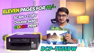 Best Do-it-ALL Printer for Home? Brother DCP-T535DW Color INK TANK Printer Review!
