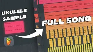 I turned a ukulele sample into a song | fl studio mobile