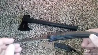 Camillus Hatchet,saw,knife set